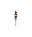 Womens/ladies Twist Multiway Bikini Top Black Be You-1