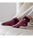 Lot de 3 chaussettes de lit thermiques antidérapantes pour femme-3