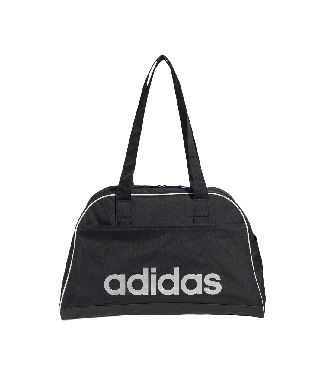 Sac de sport noir femme adidas bowling linear essentials-1