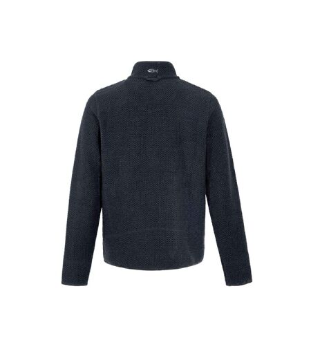 Mens transom zip macaroni eco friendly jacket navy Weird Fish