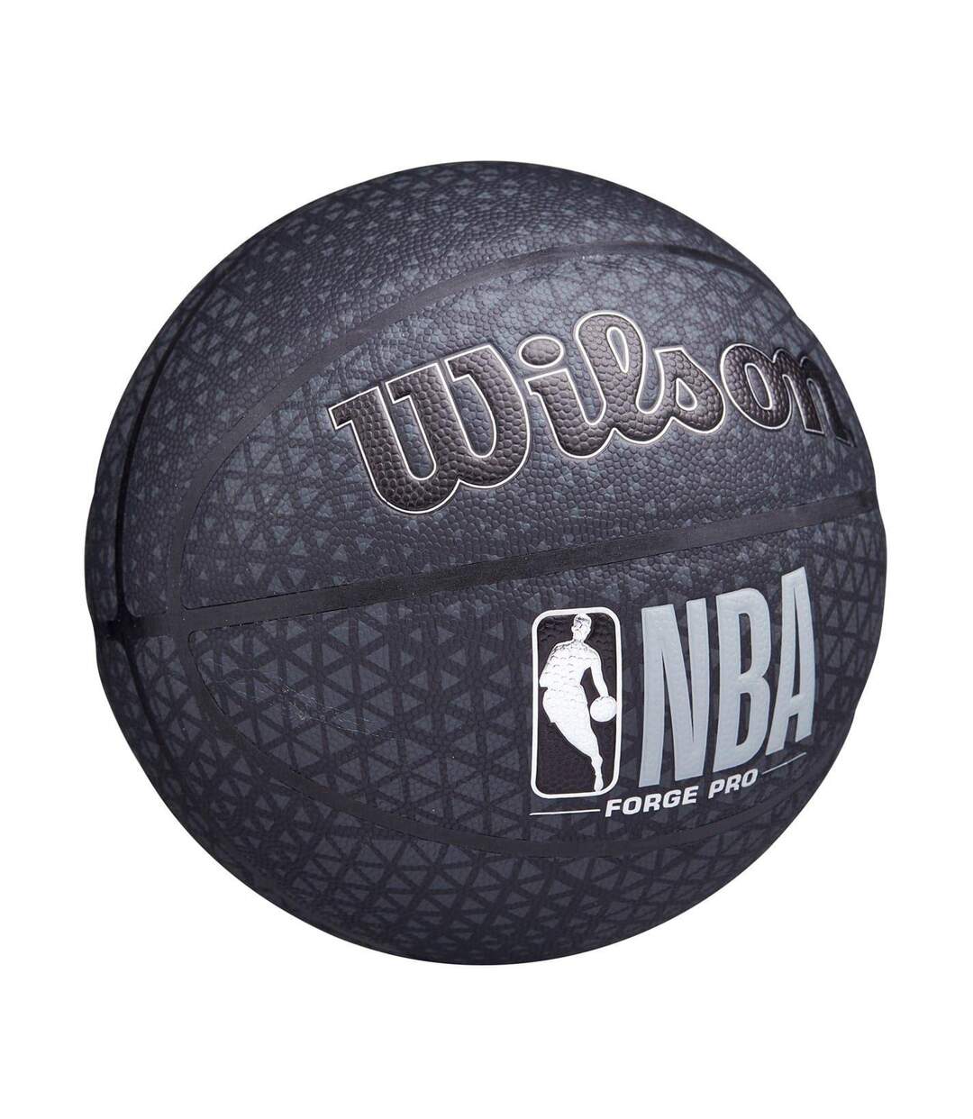 Forge Pro Geometric Pattern Basketball 7 Black Wilson-1