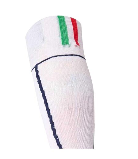Unisex Adult 2024 Italy Football Socks White Navy Puma