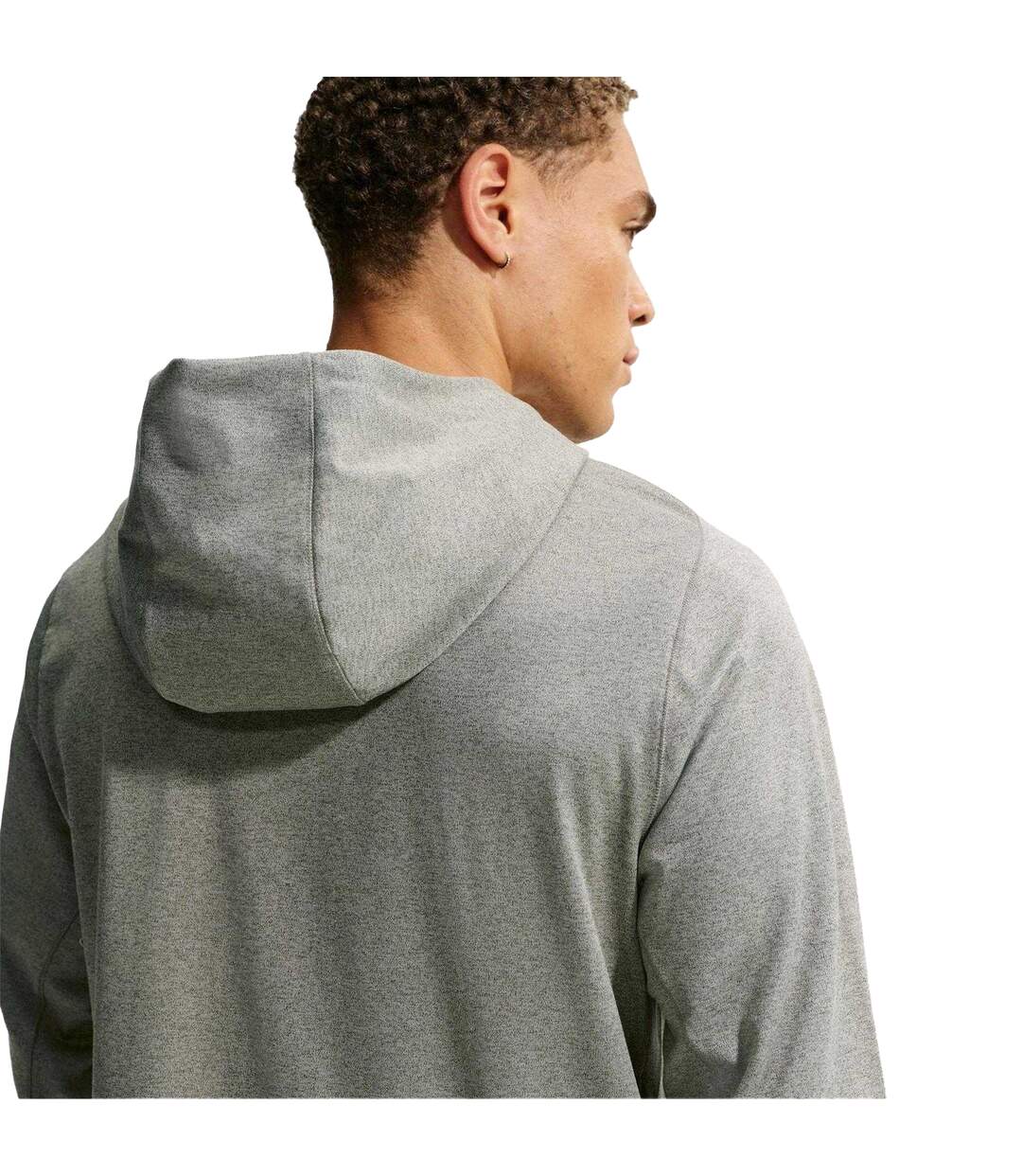 Mens Primary Dri-fit Pullover Hoodie Light Grey Nike-4