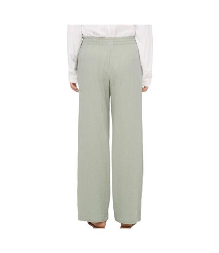 Pantalon fluide vert femme jdy phantom