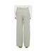 Pantalon fluide vert femme jdy phantom-2