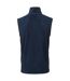 Mens Artisan Fleece Gilet Navy Brown Premier-3
