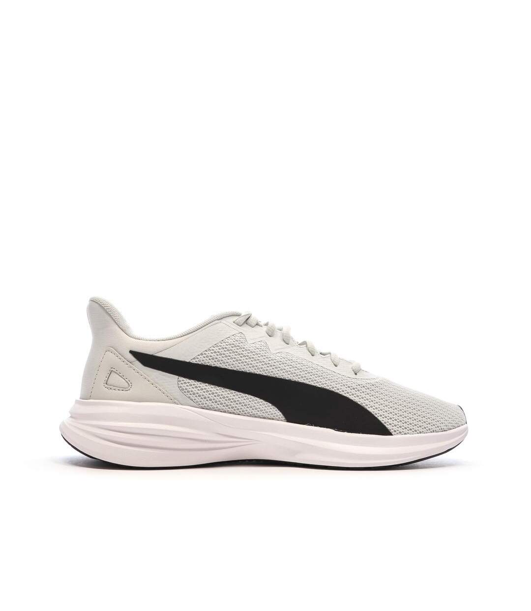 Chaussures de running blanches/noires/jaunes homme puma transport-2