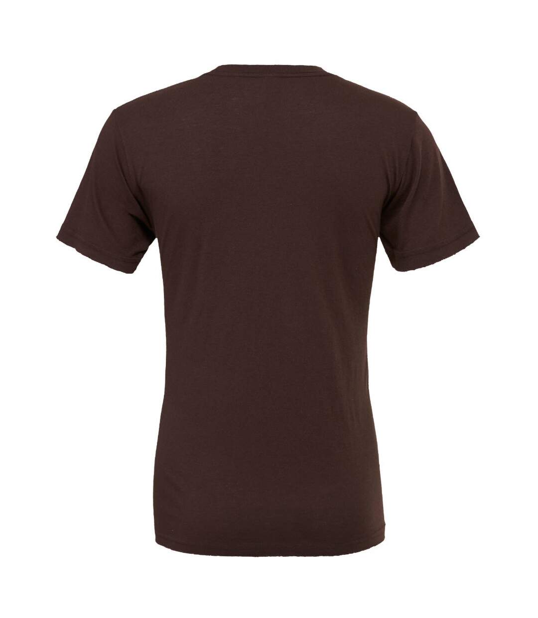 Canvas Unisex Jersey Crew Neck Short Sleeve T-Shirt (Brown) - UTBC163