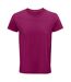 Mens crusader organic t-shirt fuchsia SOLS