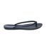 Womens/ladies wave bubble flip flops black Ipanema-3