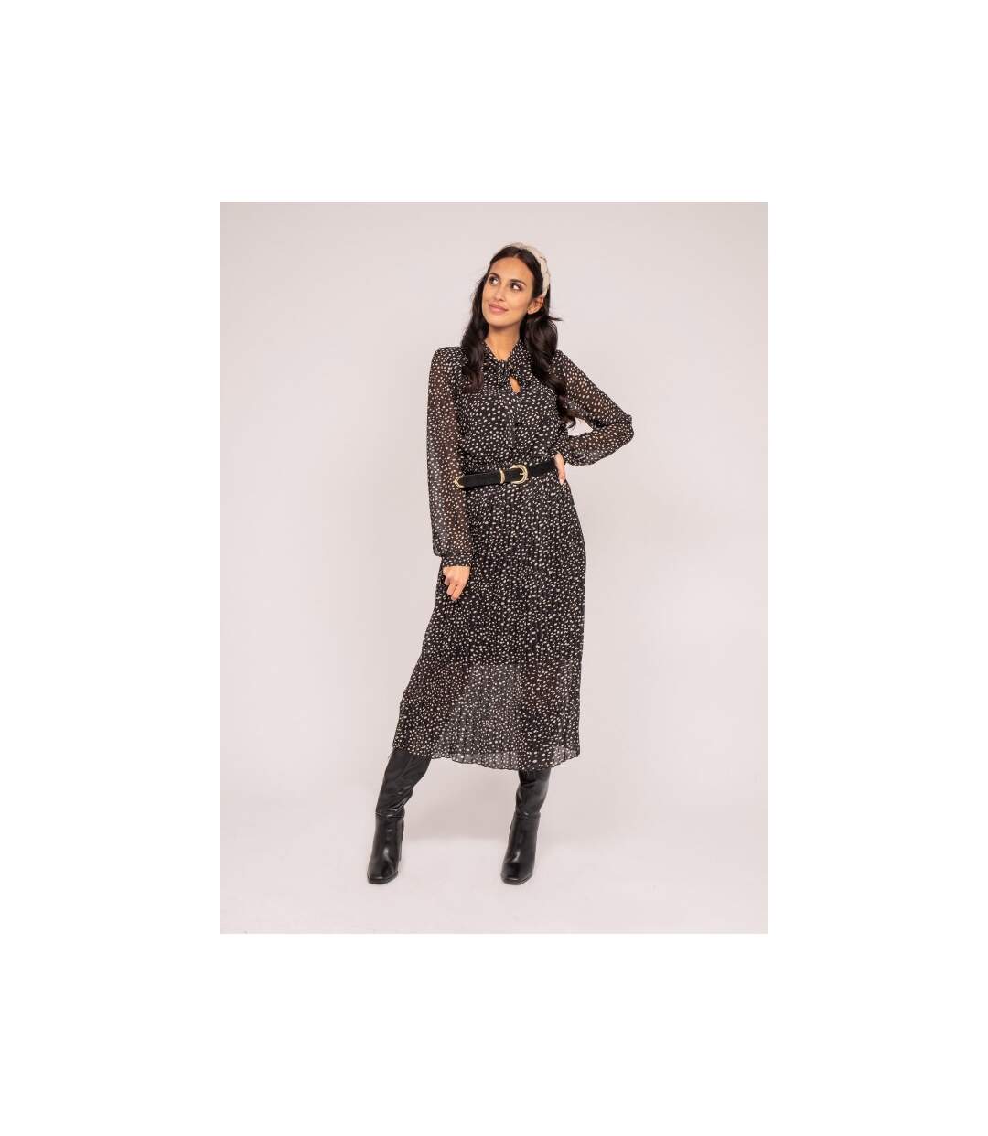 Robe longue motifs IOLD - Dona X Lisa-1