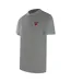 Mens Cotton Short-sleeved Polo Shirt Grey Love Moschino-3
