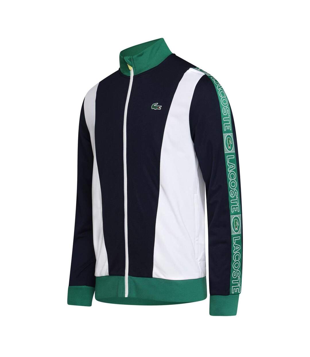 Veste De Survêtement Motif/style Logo Homme Bleu Marine Blanc Vert Lacoste-3