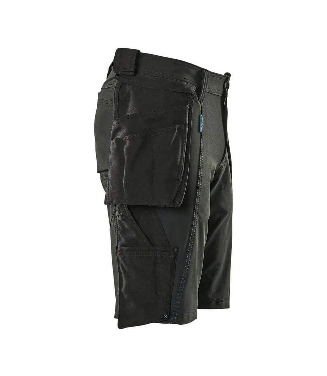Mens Advanced Holster Pocket Work Shorts Black Mascot-3
