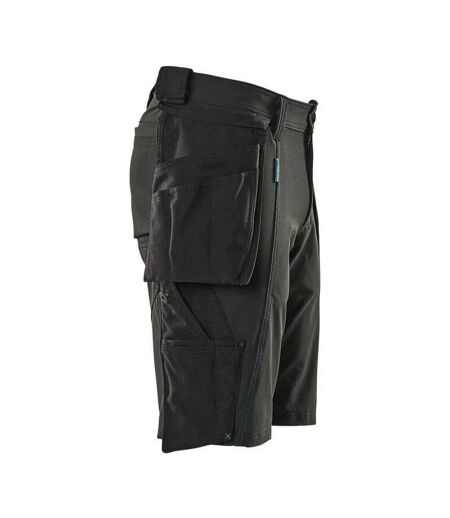 Mens Advanced Holster Pocket Work Shorts Black Mascot