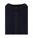 Pull Motif/style Maille Torsadée Femme Noir Urban Classics-4