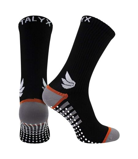 Mens Compression Sports Socks with Grips | Reinforced Heel & Toe Non Slip Socks