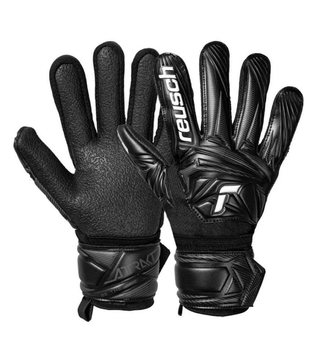 Gants De Gardien De But Attrakt Resist Enfant Noir Reusch-4