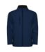 Mens Nebraska Soft Shell Jacket Navy Blue Roly-1