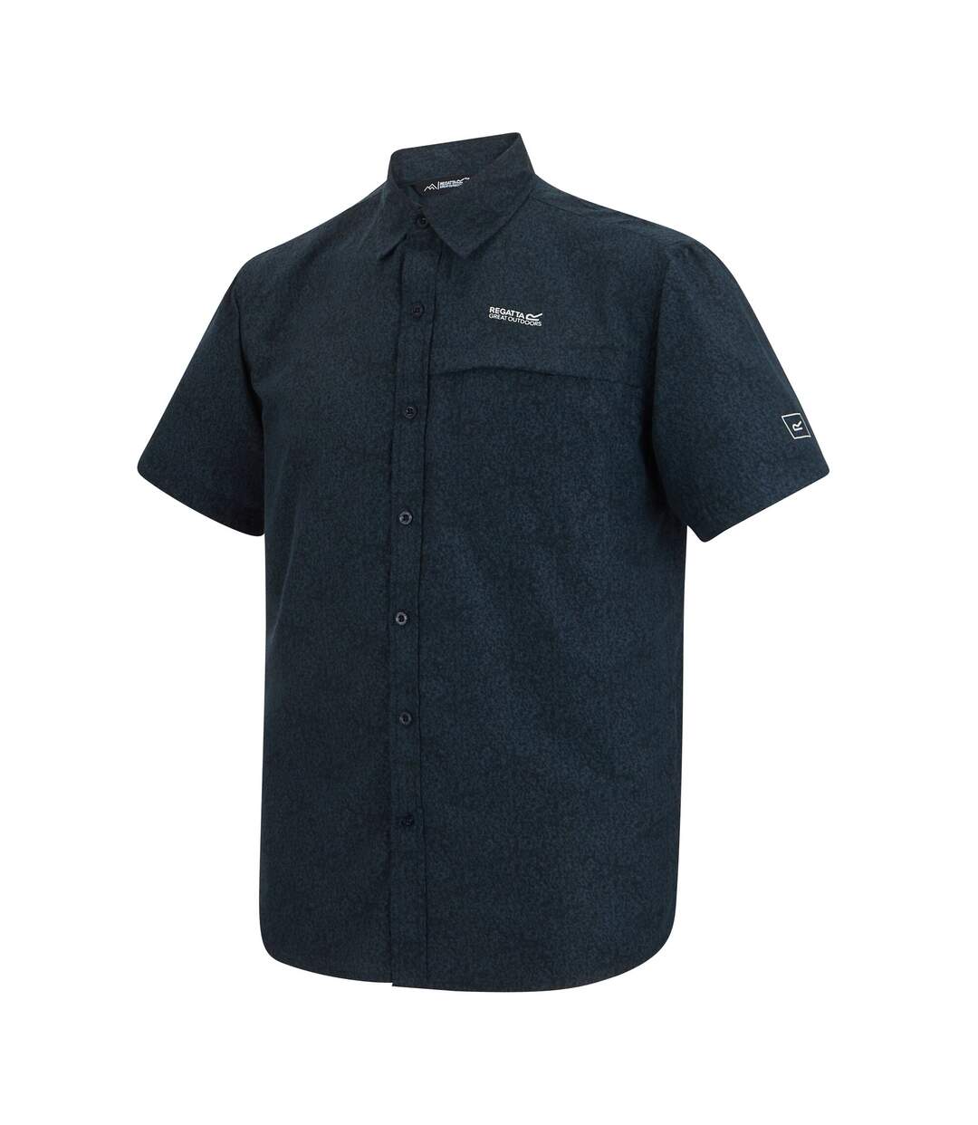 Chemise Motif/style Texturé Mindano Homme Bleu Nuit Regatta-4