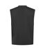 Débardeur Entraînement Motif/style Perforé Homme Noir Couture Club-4