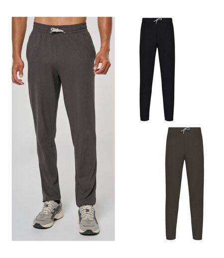 Lot 2 pantalons jogging unisexe- PA186-PA068 - noir et gris