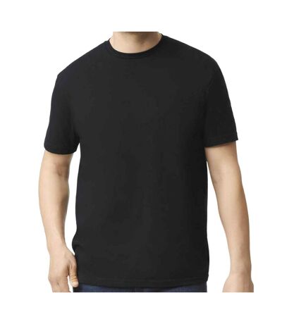 Gildan Mens Softstyle CVC T-Shirt (Pitch Black)