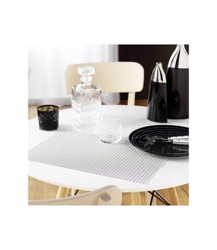 Set de Table Imprimé Lino 30x45cm Noir & Blanc