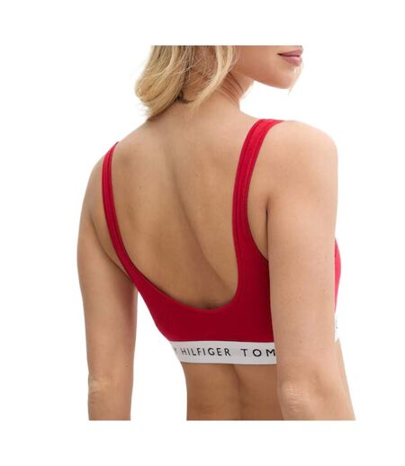 Brassière rouge femme tommy hilfiger unlined - l