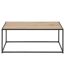 Table basse rectangulaire en MDF et métal-1