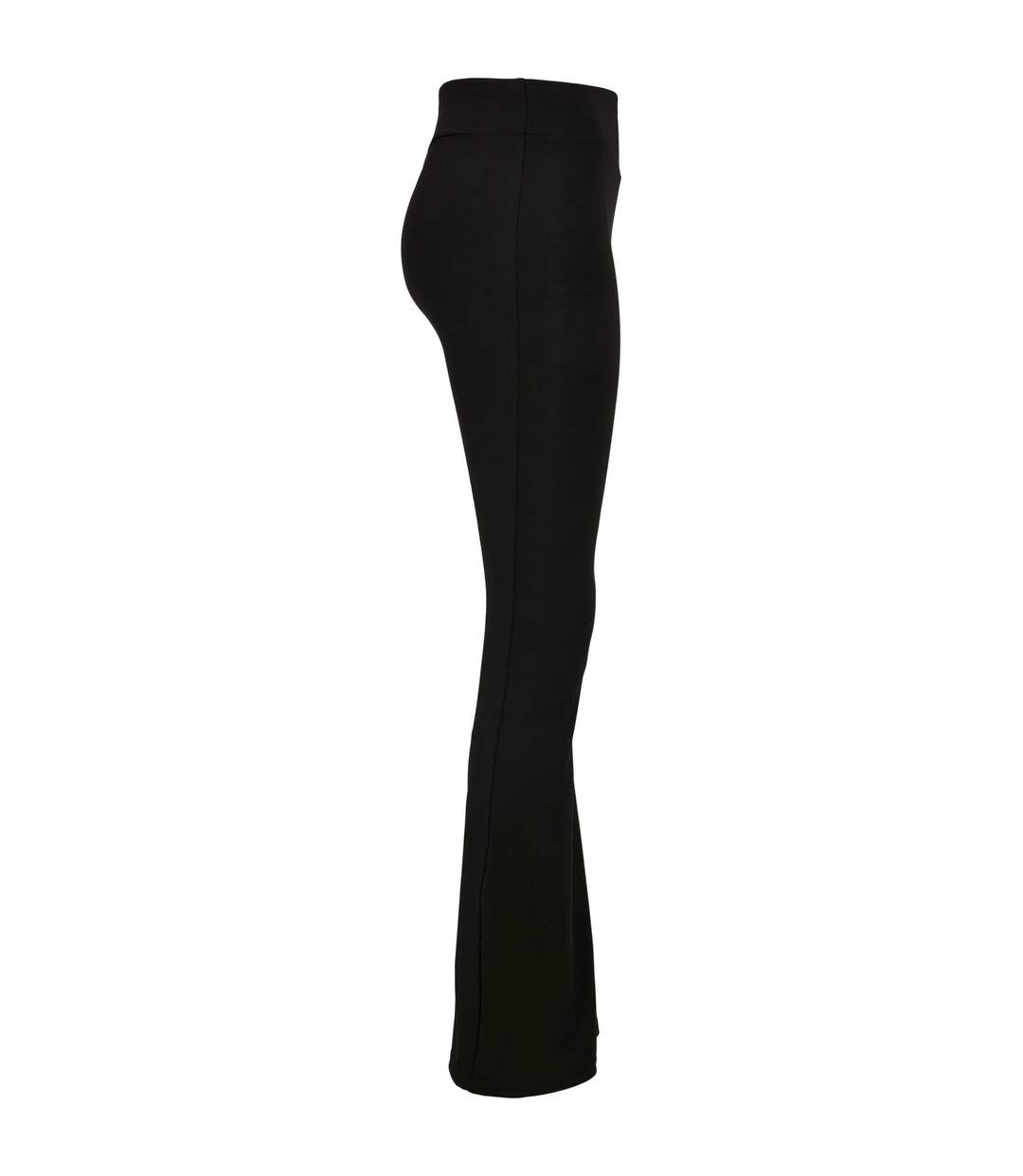 Womens/ladies Recycled Flared High Waist Leggings Black Urban Classics-4