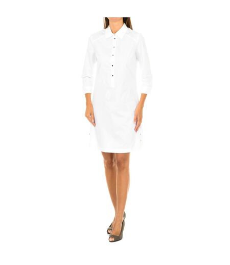 Women's long-sleeved shirt dress with lapel collar C5A13-PC