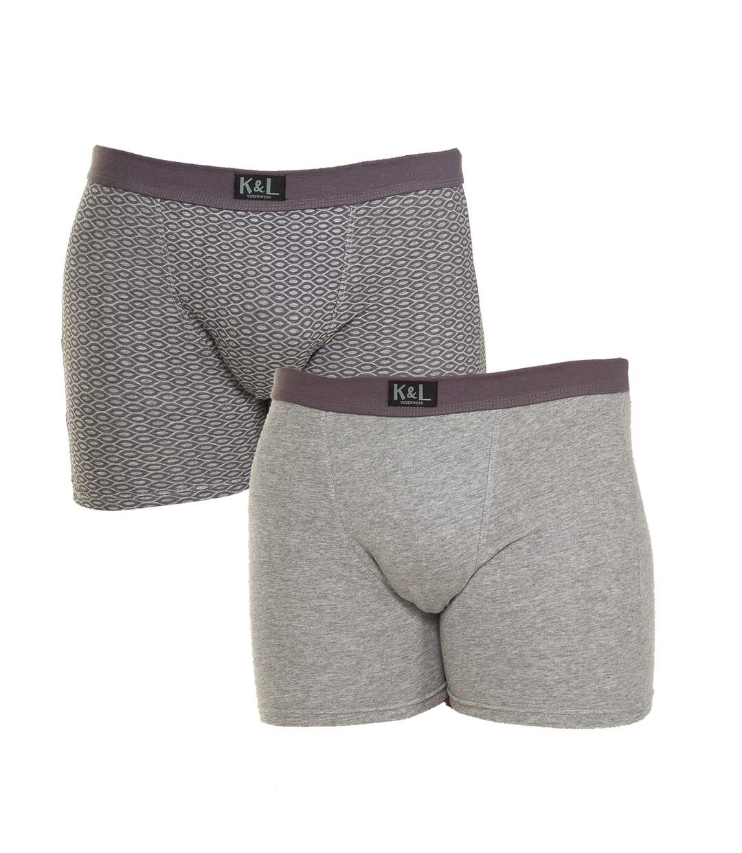 Pack-2 Boxers Basic avec tissu respirant KL2009 homme-1