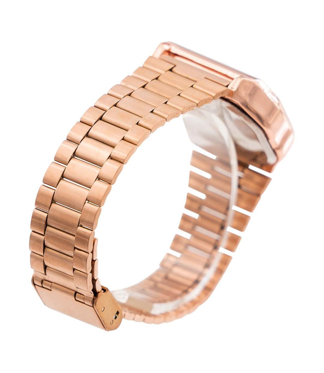 Montre Femme en Métal Rosé Digital CHTIME