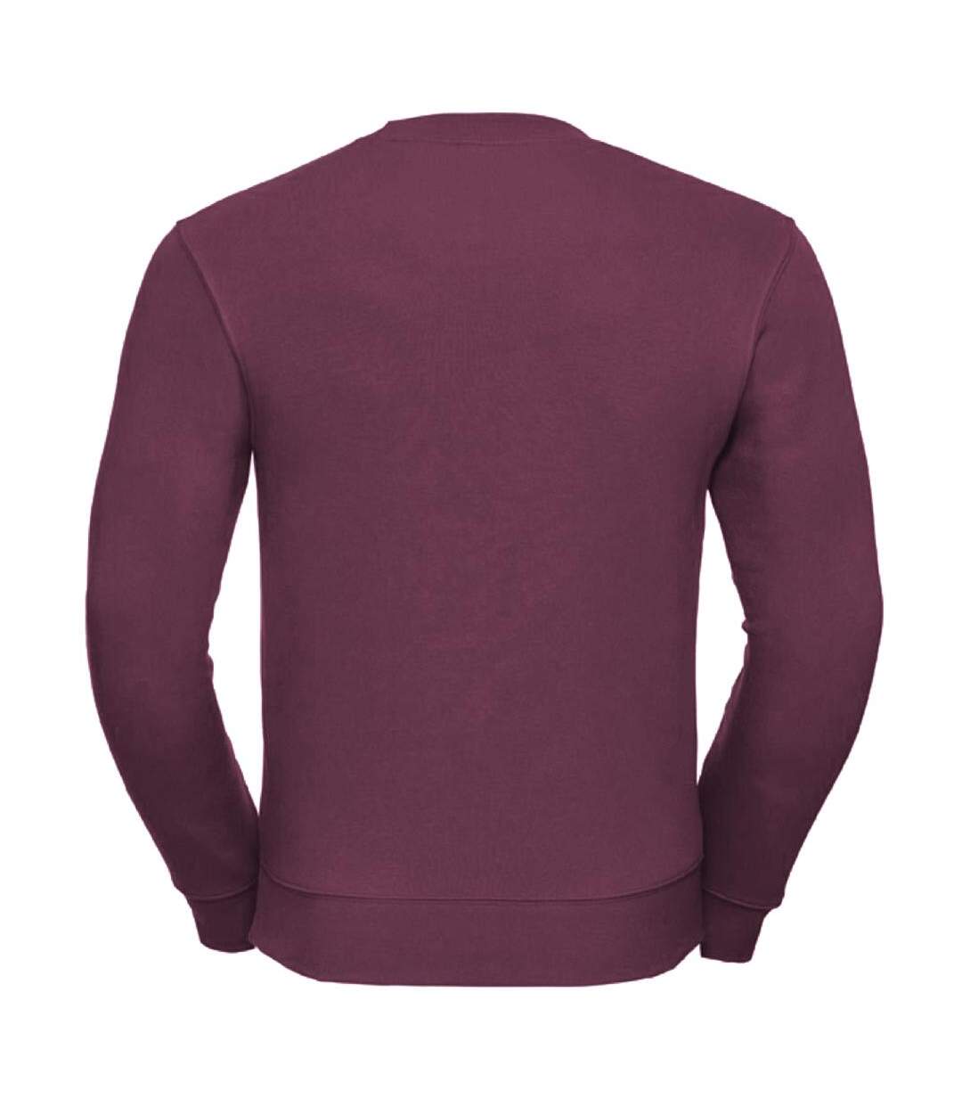 Sweat-shirt Authentique Pour Hommes Coupe Plus Fine Bordeaux Russell-2
