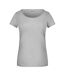 T-shirt Femme Gris Chiné James And Nicholson-1