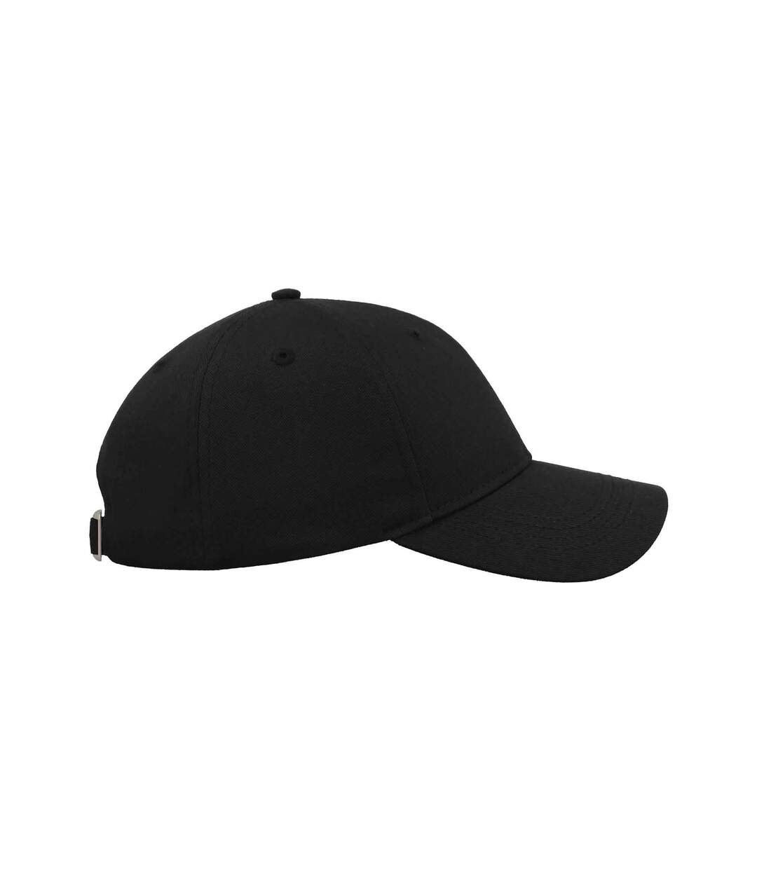Unisex adult curved twill baseball cap black Atlantis-3
