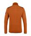 Mens Zip Neck Regular Long-sleeved Jumper Brown Black Salewa-3