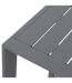 Table basse de jardin carrée en aluminium ALLURE - Graphite-3