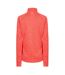 Womens/ladies Tech Textured Half Zip Top Light Pink White Under Armour-2