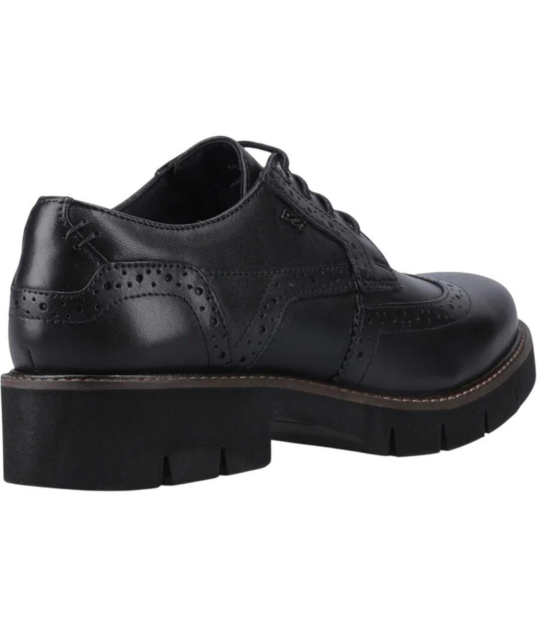 Chaussures Brogues Kacey Femme Noir POD-2