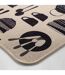 Tapis Multi-Usage Tissé Kitchen 45x75cm Naturel-2