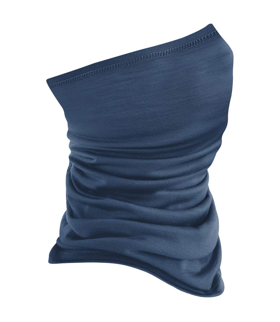 Unisex Adult Morf Merino Wool Neck Warmer Steel Blue Beechfield-1