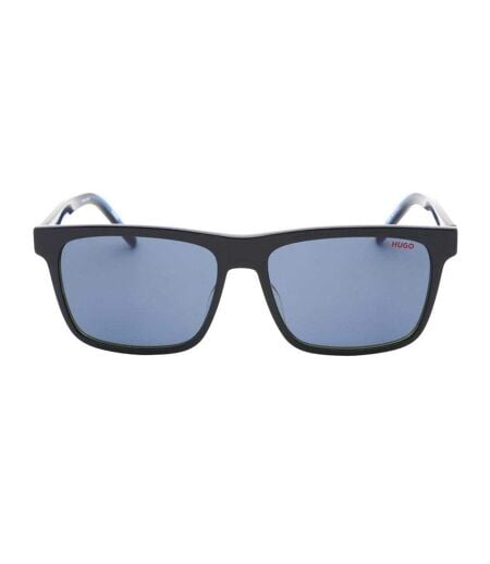 Lunettes De Soleil Motif/style Monture Carrée Homme Taille Unique Bleu Hugo Boss