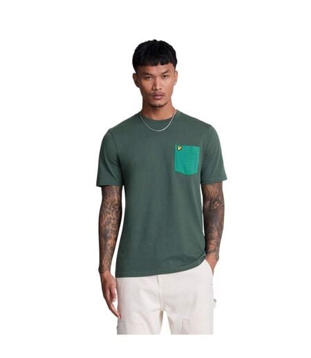 T-shirt Homme Bleu Sarcelle Lyle & Scott