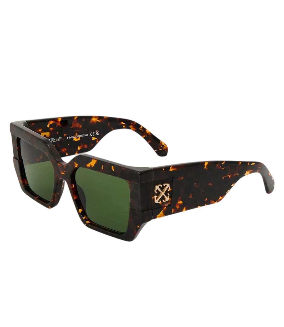 Lunettes De Soleil Dpver Femme Taille Unique Marron Sombre Off White-1