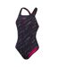 Maillot De Bain 1 Pièce Hyperboom Medalist Femme Noir Rose Speedo-1