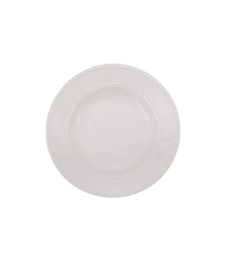 Lot de 6 Assiettes Creuses Perle 22cm Blanc