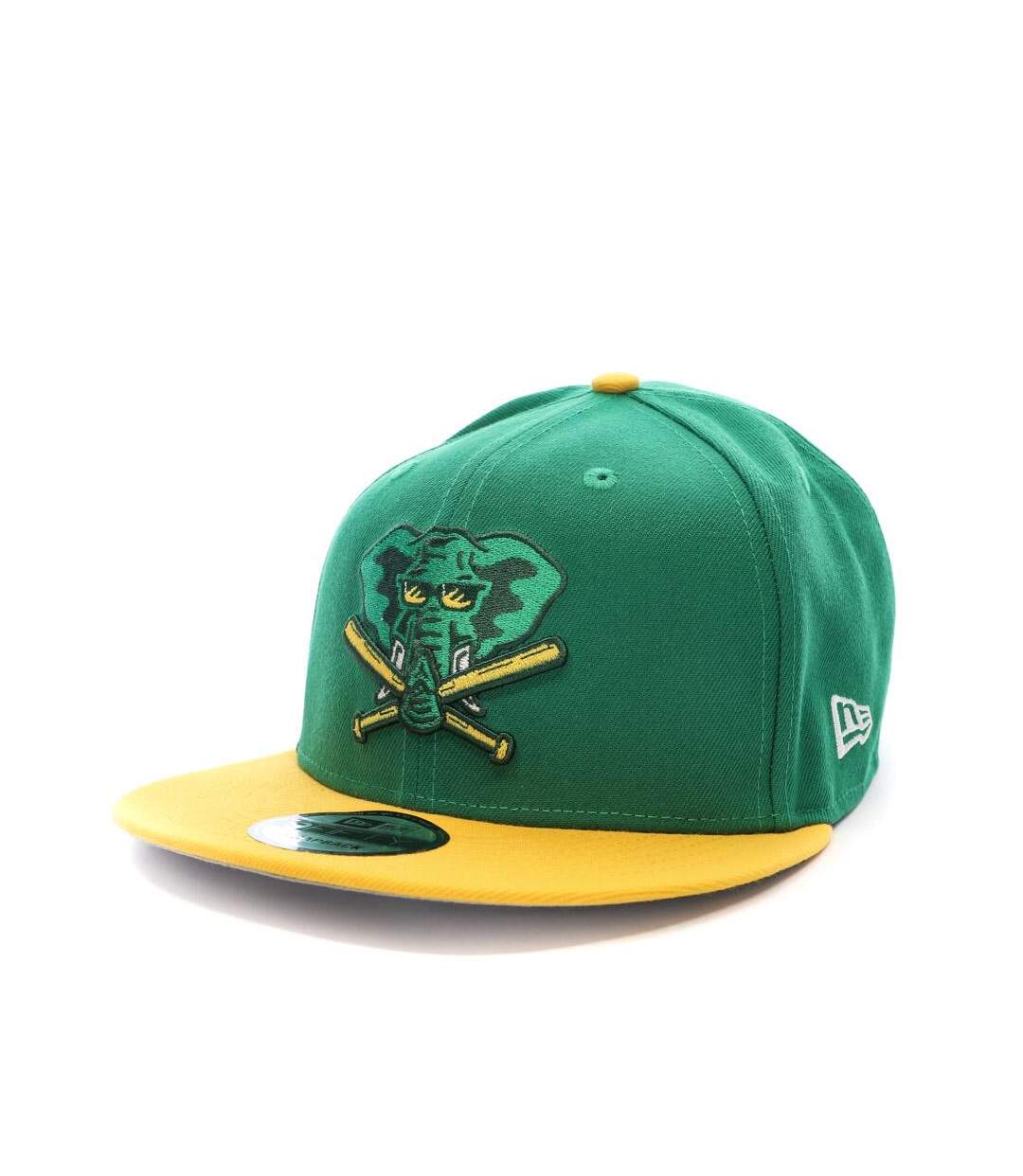 Casquette verte/jaune homme new era oakath - osfm-1