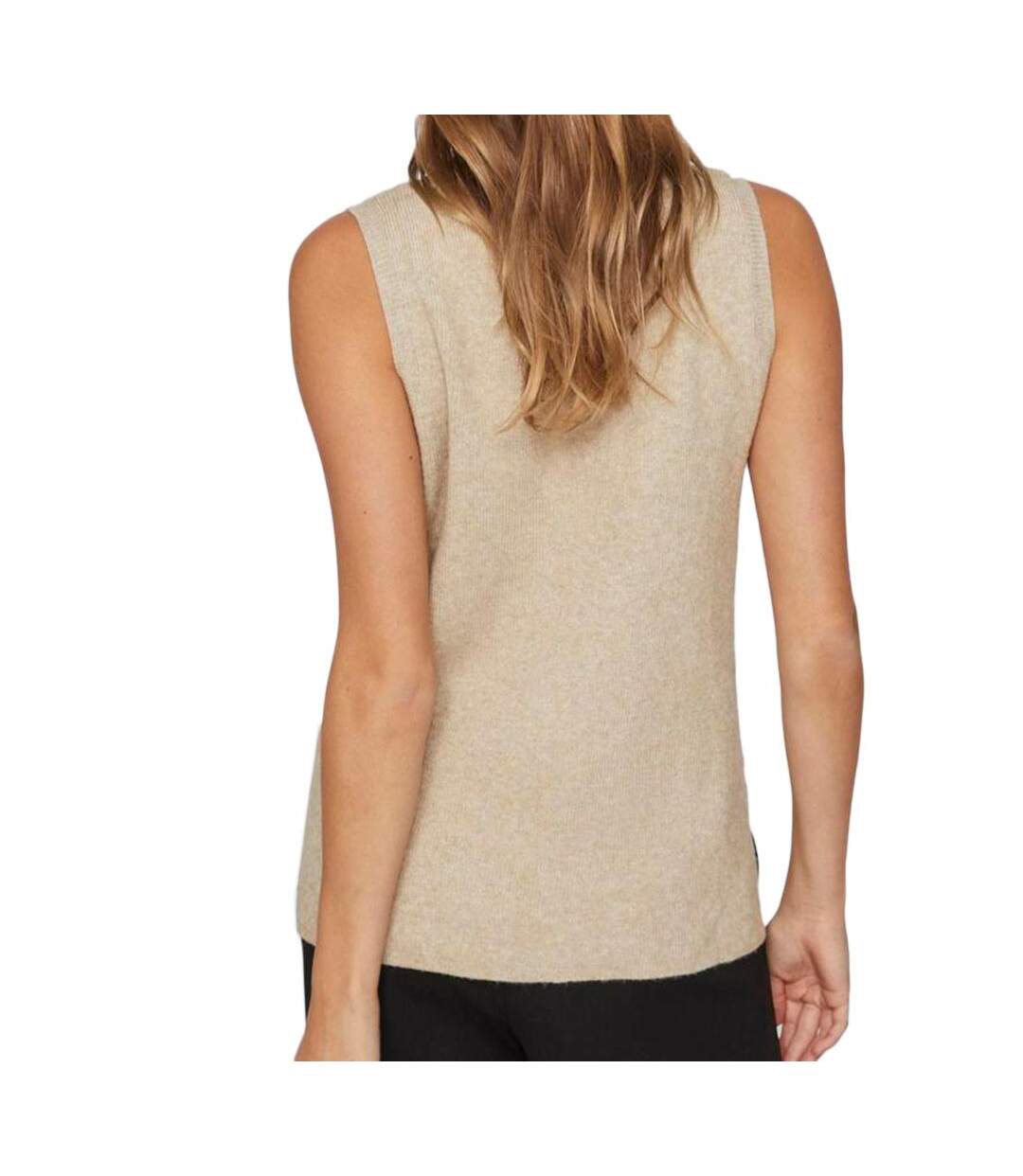 Pull Beige Femme Vila Viril - L-2